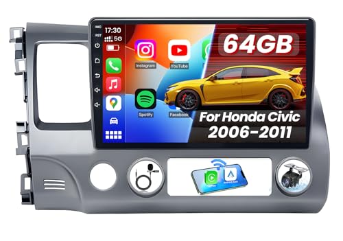 Car Radio Stereo for Honda Civic 2006-2011: Upgrade 10