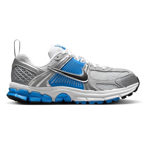 Nike Vomero 5 Big Kids' Shoes (HF6998-103, White/Pure Platinum/Photo Blue/Black) Size 22
