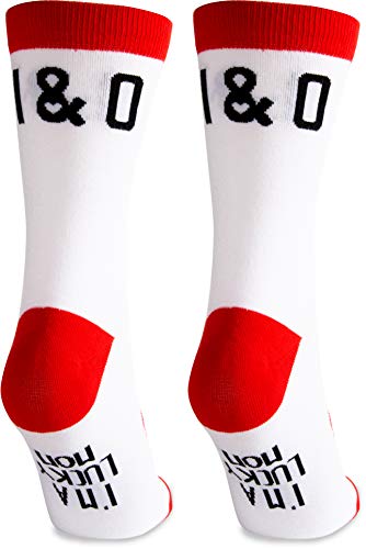 Pavilion Gift Company Lady Bug-S/M Unisex Socks, Red, Small/Medium3