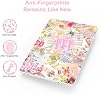 Funda G JGOO compatible con MacBook Neo 13 pulgadas 2026 A3404 | Funda rígida de plástico protectora para laptop Mac Neo con cubierta de teclado y protector de pantalla, Collage vintage de flores y lazo 8