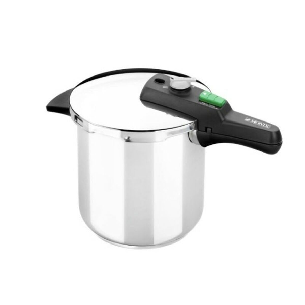 Monix Quick -Fast Pressure Cooker, Stainless Steel, Silver, 4/6 L.All Cookers Including Induction