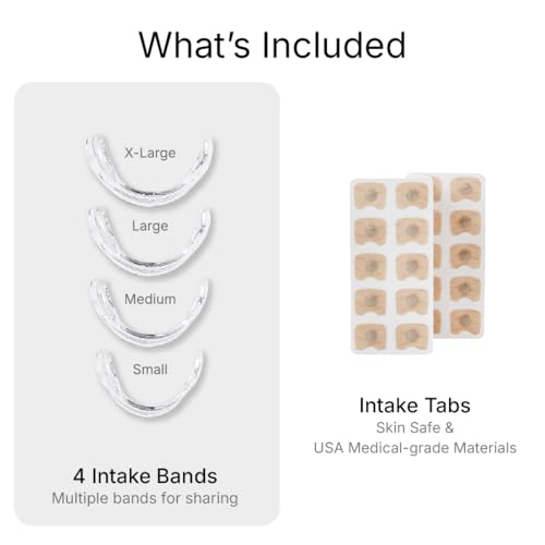Image of Intake Breathing - Magnetic Nasal Strips Starter Kit | Reusable Band + Tabs | Nasal Strips for Sleep, Snoring, Breathing & Sports | Stronger Lift Than Traditional Nose Strips | 4 Sizes, 30 Tabs, Clear