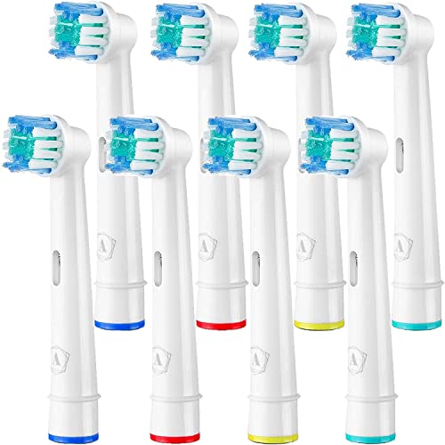 Brossettes de rechange pour Oral B Aster avec têtes à action nettoyante profonde pack de 8