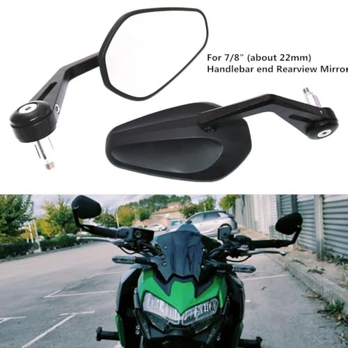 Espejos de manillar para moto V-MAX y XJ6 con visión angular y reducción de vibración 2