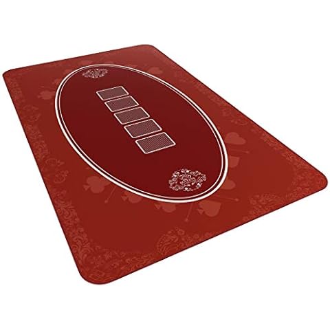 Tapete de Poker Bullets Playing Cards 100 x 60 cm Azul Cover