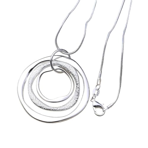 Collier trois pendentif givré pour briller lors de vos mariages