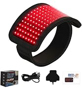 Infrared Red Light Therapy Belt for Body Back Pain Relief, 660nm & 880nm Deep Red Light Heated Be...