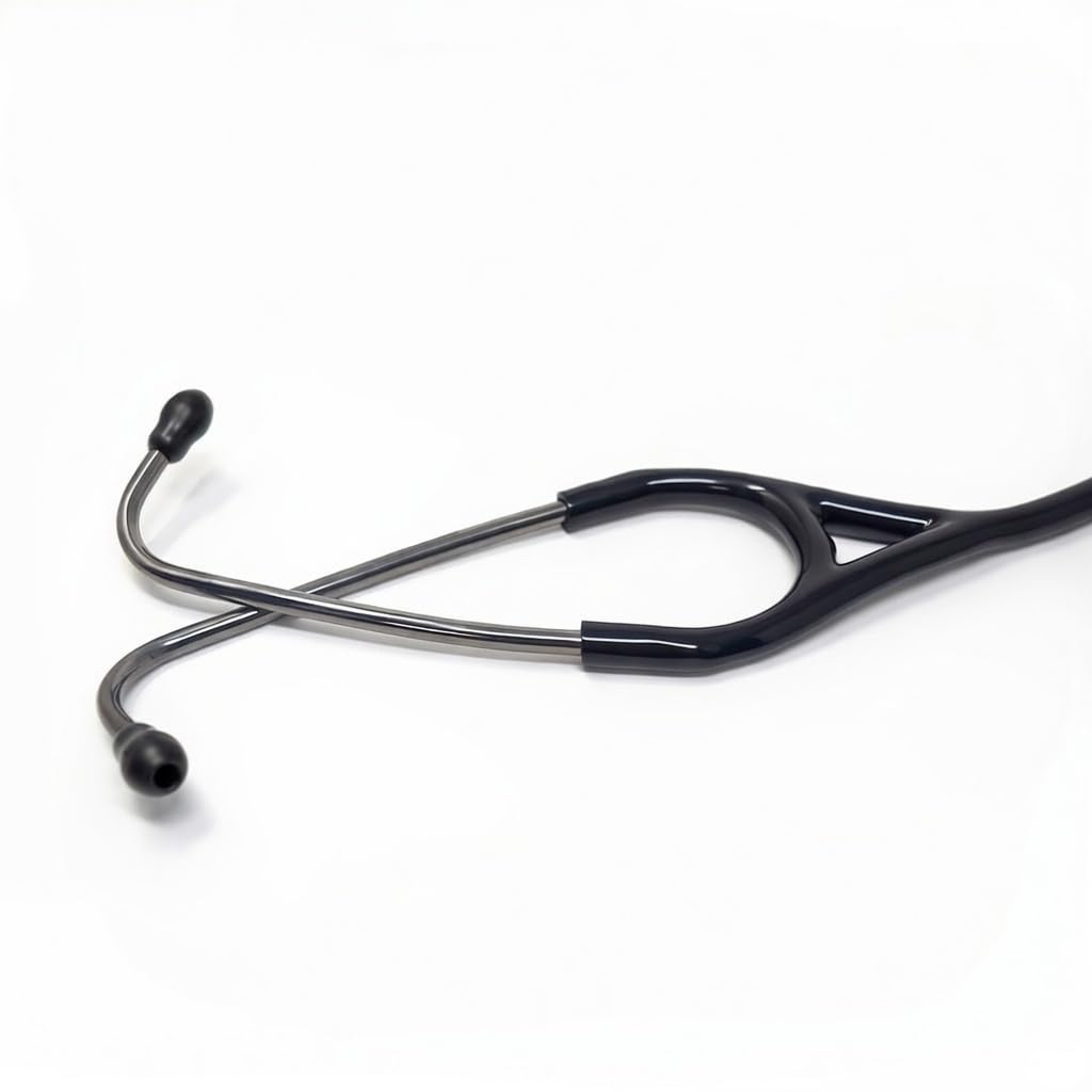 IS IndoSurgicals Silvery III-SS Stethoscope (Black) 2
