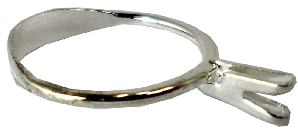 JEWEL TOOL (6 Pack) Elegant & Durable Stainless Steel Ring Display Setting | Ideal for Gemstone Visualization | A Must-Have Tool for Jewelers and Gemstone Enthusiasts