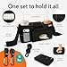 Baby Uma Stroller Caddy & Stroller Hooks - Universal Organizer Bag with XL Insulated Cup Holder, Phone Pocket, Wipes Dispenser, Wrist Bag & Mesh Pocket + 2 Carabiner Clips, Baby Travel Essential Kit