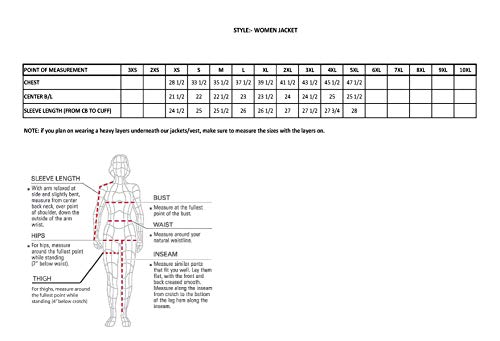 Milwaukee Leather MDL2000 Ladies Black Denim Jacket with Studded Spikes4