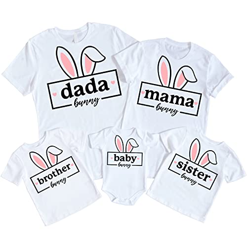 Bunny Family T-Shirt, Custom Easter Bunny...