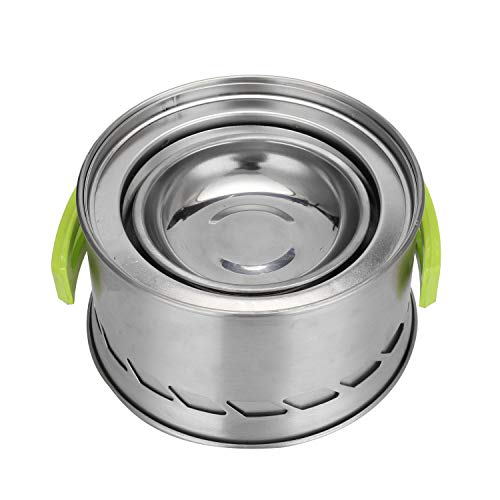 DECDEAL Fornalha de acampamento ao ar livre portátil piquenique à prova de vento cozinhar destacável