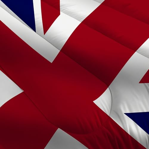 Couette d'été 260x230cm Union Jack en microfibres