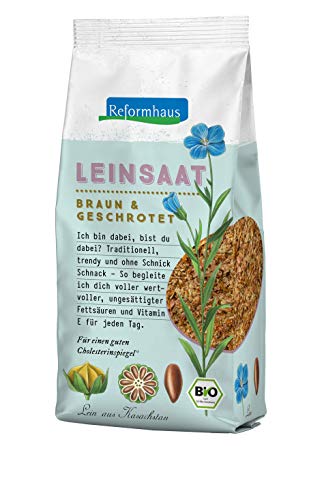 Reformhaus Leinsaat braun, geschrotet, 200g