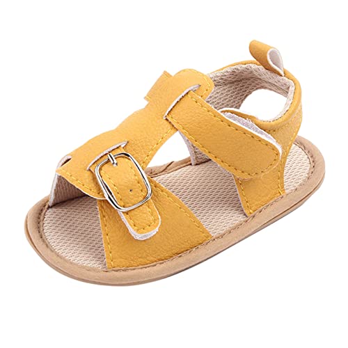 House Toddler Girl Infant Boys Girls Open Toe Solid Shoes First Walkers Shoes Summer 12 Month Girl Shoe3