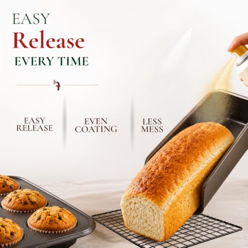 Image of ChefSpray Butter Garlic Oil Spray | Flavored Cooking Spray for Baking, Grilling & Frying | Nonstick, Mess-Free, Bag-on-Valve | Seasoning, Pan & Salad Use