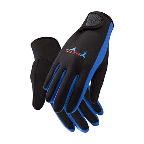 Luvas de mergulho para homens e mulheres da Lioobo, luvas antiderrapantes para mergulho e prevenção