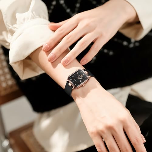 Image of OLEVS Watch for Women Silicone Band Waterproof Luminous Wristwatch Minimalist Fashion