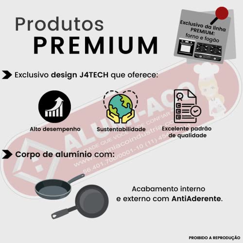 Frigideira Teflon 4 Ovos/hamburgueres Antiaderente Com Tampa