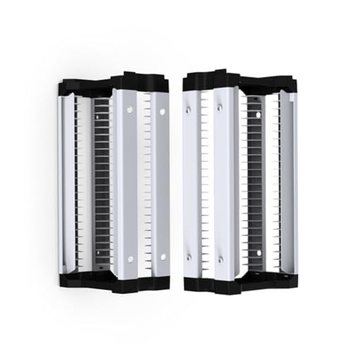 Étagère de jeu compacte blanche pour optimiser le rangement de 46 disques