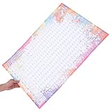 VILLFUL 2026 Jumbo Wandkalender Hochformat Großer Monatsplaner aus Robustem Papier Vertikaler Wandorganizer für Büro Zuhause und Gemeinschaftsräume