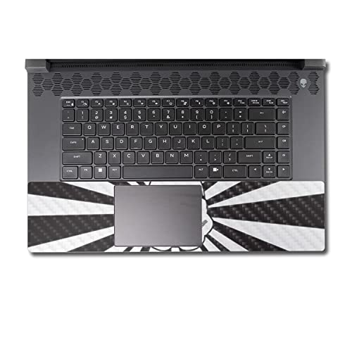 Image of MightySkins Carbon Fiber Skin Compatible with Alienware M17 R5 (2022) Full Wrap Kit - Star Rays | Protective, Durable Textured Carbon Fiber Finish | Easy to Apply & Change Styles | Made in The USA