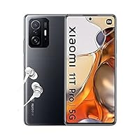 Xiaomi 11T Pro 5G Smartphone + Kopfhörer (8+128GB, 6.67" 120Hz AMOLED-Display und Dolby Vision , 108MP in Profiqualität, Qualcomm Snapdragon 888, 120W Xiaomi Hyper Charge) Grau - Exklusiv bei Amazon