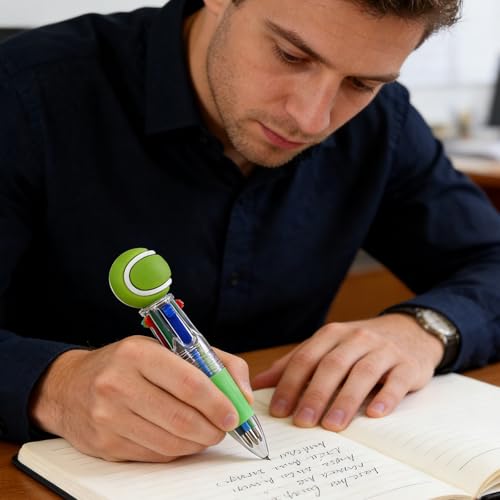 Bolígrafo multicolor motivacional para escritorio escolar y amantes del deporte 6