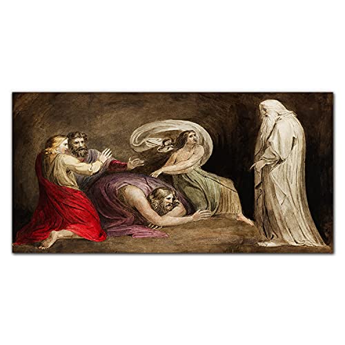 Tableau photo d'intérieur 140x70 cm impression sur toile mythologie Coloray grand format