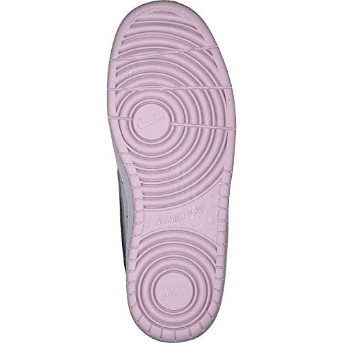 Nike Court Borough Low 2 Girls Shoes Size 6, Color: Photon Dust/Off Noir-Pink4