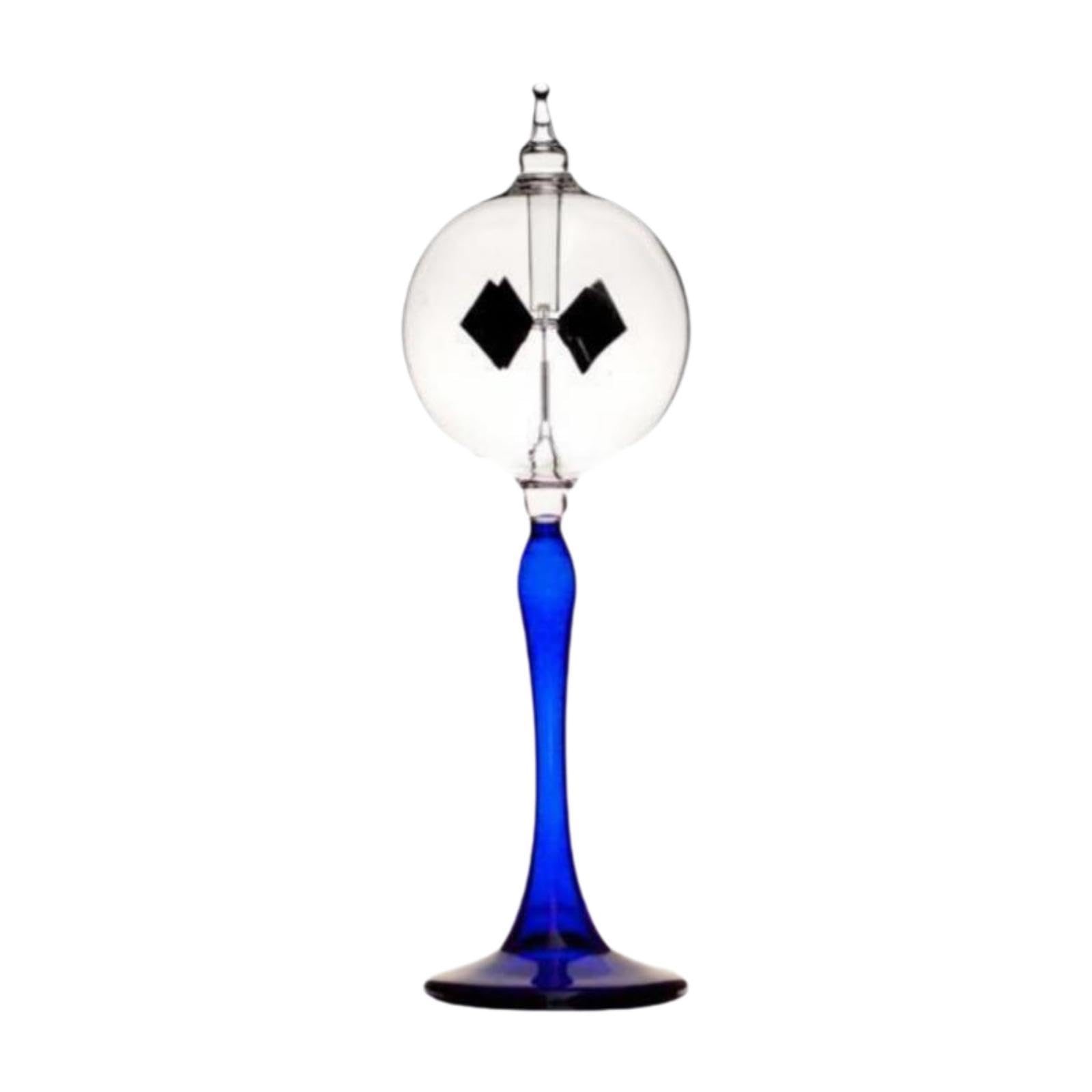 Radiomètre solaire Crookes, moulin à vent scientifique pour bureau, Bleu