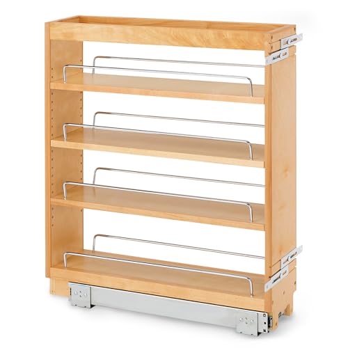 Rev-A-Shelf 5" Pullout Kitchen Cabinet Storage Organizer Slide Ou...