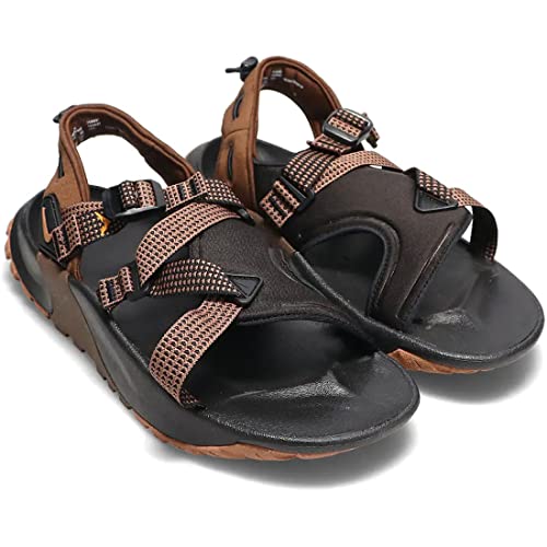 Image of Nike Oneonta SANDAL-DJ6603-002-9-BLACK /GUM MED Brown-Cacao Wow