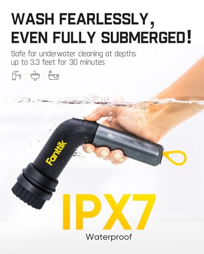 Fanttik G9 Handy Cordless Electric Spin Scrubber w/ 5 Brush Heads & LED Display - image 8