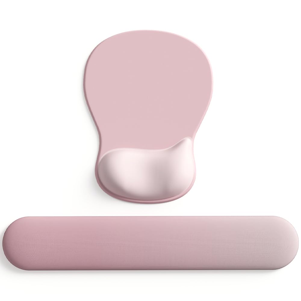 ErgoComfort Gel Wrist Rest Mouse Pad-Ergonomic Office Mousepad with Wrist Support-Non-Slip, Design Desk Accessories Mat for Home&Game Decor (