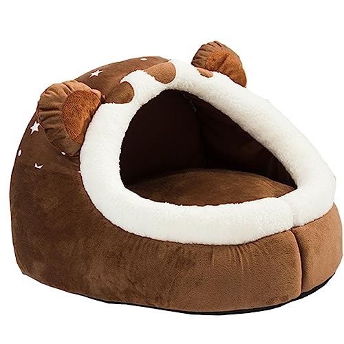 Lit pour chien et chaton tente isolante et amovible avec pieds originaux