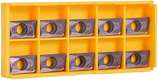 10pcs Parallelogram Shape CNC Carbide Insert Cutter Indexable Lathe Milling Inserts Turning Tools with Box APMT1604PDER-M2 VP15TF for Regular Steel