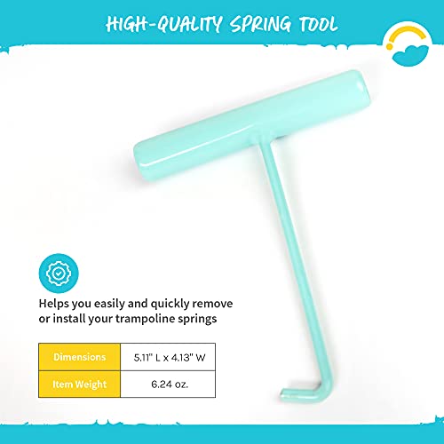Skybound Universal Trampoline Spring Tool - Steel J-Hook Style Frame - Trampoline Parts And Accessories - Blue #TOP2