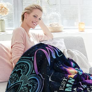 Flauschige Kuscheldecke Als Muttertagsgeschenk Mit Aufdruck 'I Love You Forever' – 152x127 Cm, Ultraweicher Flanell