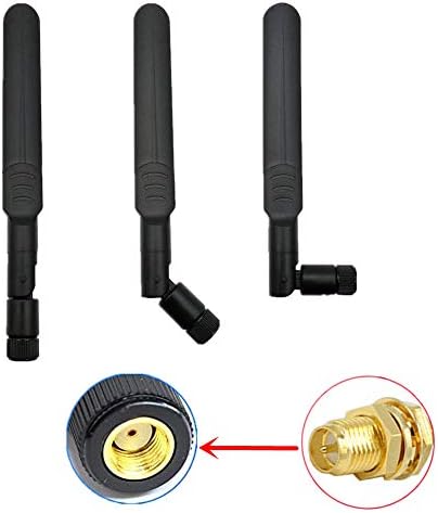 WayinTop 2Set 8dBi 2.4GHz 5GHz Dual Band Wireless Network WiFi RP-SMA Male Antenna + 20cm IPEX to RP-SMA Female Pigtail Cable for NGFF Wireless Card & M.2 (NGFF) 3G/4G Card