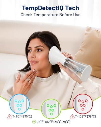 Image of KAUGIC Upgraded Ear Wax Removal with One-Piece Waste Tank, Safe Cleaner with Water Temperature Sensor, Effective Ear Irrigation Kit, IPX7, FSA-HSA-Eligible, White