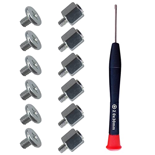 12 Pièces Vis M.2 SSD pour Ordinateur PC ASUS et Compatible tournevis pour Fixation SSD M.2 NVMe sur Mainboard