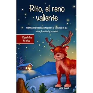 Rito, el reno valiente Audiolibro Por María Chacel, Lara A. Contos arte de portada