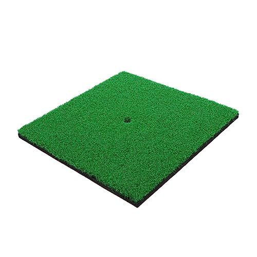 Mipcase Golfs Training Aid: Realistic Golfs Turf Practice Mat 30x30cm for Golfing Practice