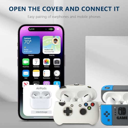 Image of [2Pack] Compatible Airpods Pro 3 Case(2025),Cute Gamepad Design Cases Soft Silicone Protective Cases for Apple AirPods Pro 3rd Generation Case,Airpod Pro 3 Cover with Keychain for Men /Boy
