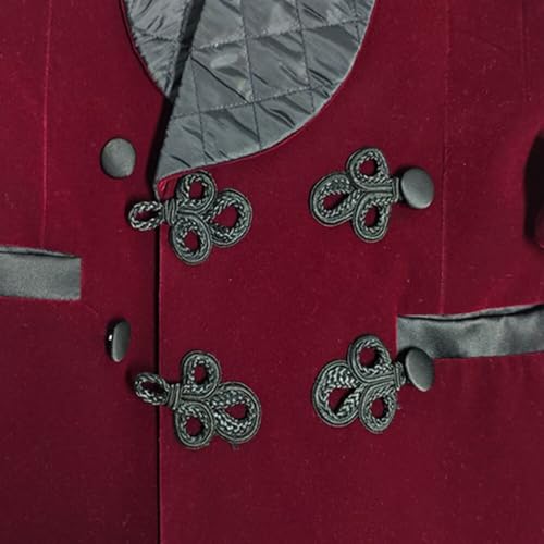 Men's Long Velvet Smoking Jacket with Belt Double Breasted Shawl Lapel Robe Quilted Wedding Dinner Prom Blazer ASDF183