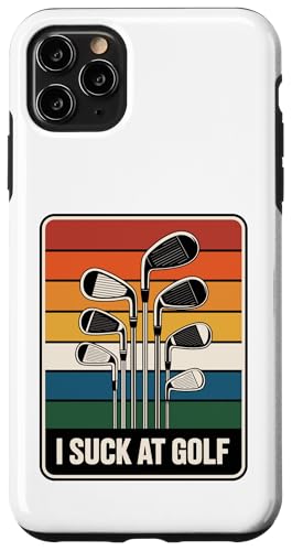 I Suck At Golf Loser Dad ȃW[N St X}zP[X iPhone 11 Pro Max p