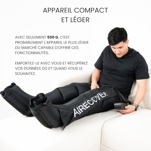 Botte de pressothérapie Airecover Pressothérapie à domicile FE-7204B, vue 5 sur 8