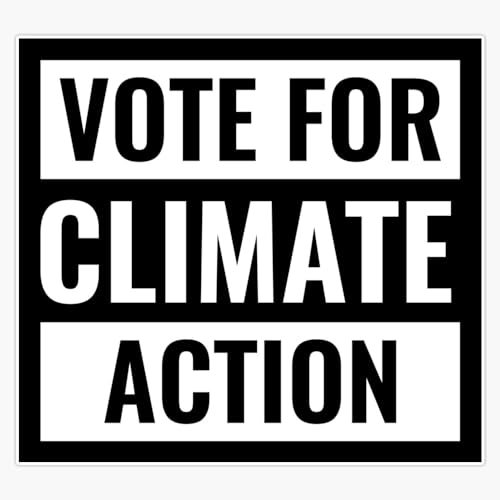 Vote for Climate Action - Stop Climate Change Sticker Bumper